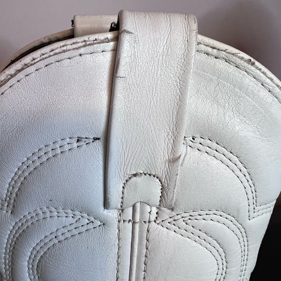 Vittorio Ricci White Cowgirl Boots 6M - Picture 14 of 16